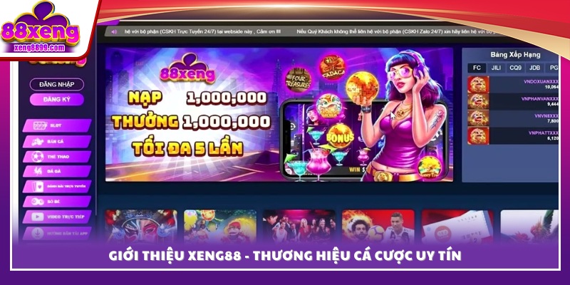 Giới thiệu XENG88 – Sân chơi giải trí đổi thưởng uy tín 