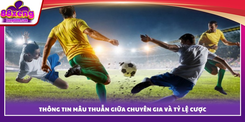 Sự lệch pha giữa ý kiến phân tích và các mức kèo/odds 