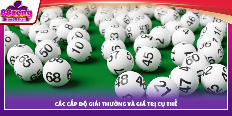 Hệ thống giải thưởng được phân chia theo nhiều bậc 