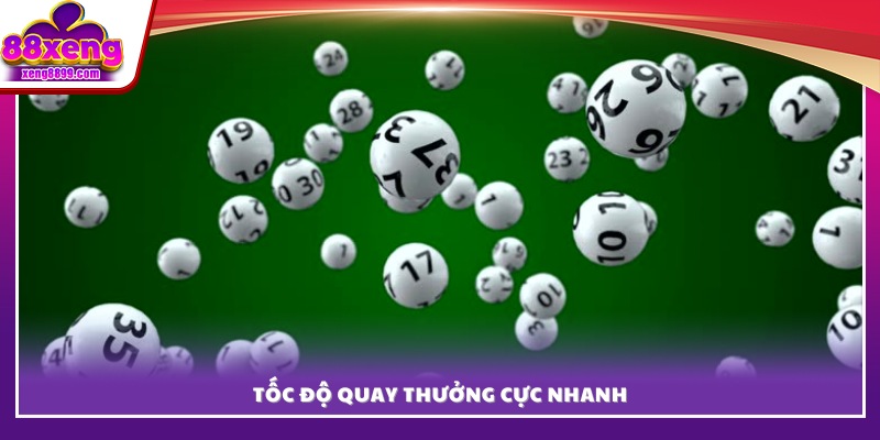 Thời gian quay thưởng trong vài phút