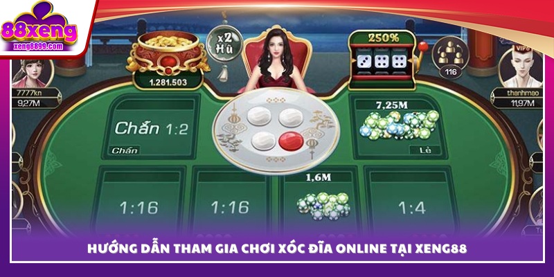 Chi tiết các bước tham gia trò xóc đĩa online tại XENG88